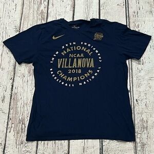 Villanova University Wildcats 2018 National Champions Basketball Tee Tshirt